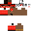 Minecraft skin texture, 64x64 pixels