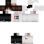 Minecraft skin texture, 64x64 pixels