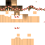 Minecraft skin texture, 64x64 pixels
