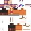 Minecraft skin texture, 64x64 pixels