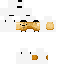 Minecraft skin texture, 64x64 pixels