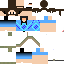 Minecraft skin texture, 64x64 pixels