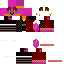 Minecraft skin texture, 64x64 pixels