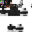 Minecraft skin texture, 64x64 pixels