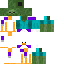 Minecraft skin texture, 64x64 pixels