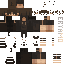 Minecraft skin texture, 64x64 pixels