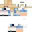 Minecraft skin texture, 64x64 pixels
