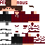 Minecraft skin texture, 64x64 pixels
