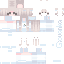 Minecraft skin texture, 64x64 pixels