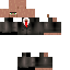 Minecraft skin texture, 64x64 pixels