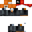 Minecraft skin texture, 64x64 pixels