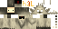 Classic Minecraft skin texture, 64x32 legacy pixels