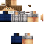 Minecraft skin texture, 64x64 pixels