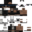 Minecraft skin texture, 64x64 pixels