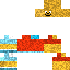 Minecraft skin texture, 64x64 pixels