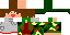 Minecraft skin texture, 64x32 legacy pixels