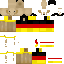 Minecraft skin texture, 64x64 pixels