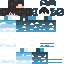 Minecraft skin texture, 64x64 pixels