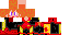 Minecraft skin texture, 64x32 legacy pixels