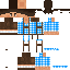 Minecraft skin texture, 64x64 pixels