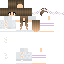 Minecraft skin texture, 64x64 pixels