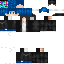 Minecraft skin texture, 64x64 pixels