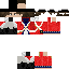 Minecraft skin texture, 64x64 pixels