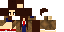 Minecraft skin texture, 64x32 legacy pixels