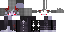 Minecraft skin texture, 64x32 legacy pixels