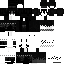 Black Minecraft skin texture, 64x64 pixels