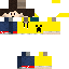Minecraft skin texture, 64x64 pixels