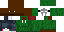 Minecraft skin texture, 64x32 legacy pixels