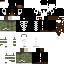 Minecraft skin texture, 64x64 pixels