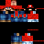 Minecraft skin texture, 64x64 pixels