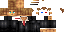 Minecraft skin texture, 64x32 legacy pixels
