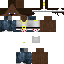 Minecraft skin texture, 64x64 pixels