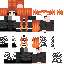 Minecraft skin texture, 64x64 pixels