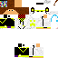 Minecraft skin texture, 64x64 pixels