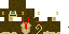 Minecraft skin texture, 64x32 legacy pixels