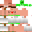 Minecraft skin texture, 64x64 pixels