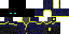 Minecraft skin texture, 64x32 legacy pixels
