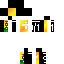 Minecraft skin texture, 64x64 pixels