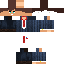 Minecraft skin texture, 64x64 pixels