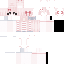 Minecraft skin texture, 64x64 pixels