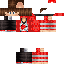 Minecraft skin texture, 64x64 pixels