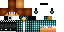 Minecraft skin texture, 64x32 legacy pixels