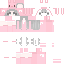 Minecraft skin texture, 64x64 pixels