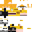 Minecraft skin texture, 64x64 pixels