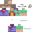Minecraft skin texture, 64x64 pixels