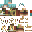 Minecraft skin texture, 64x64 pixels